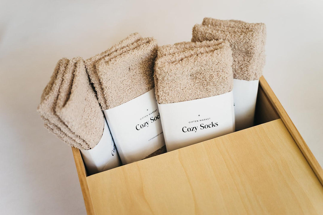 Cozy Cloud Socks - Ivory - Giften Market
