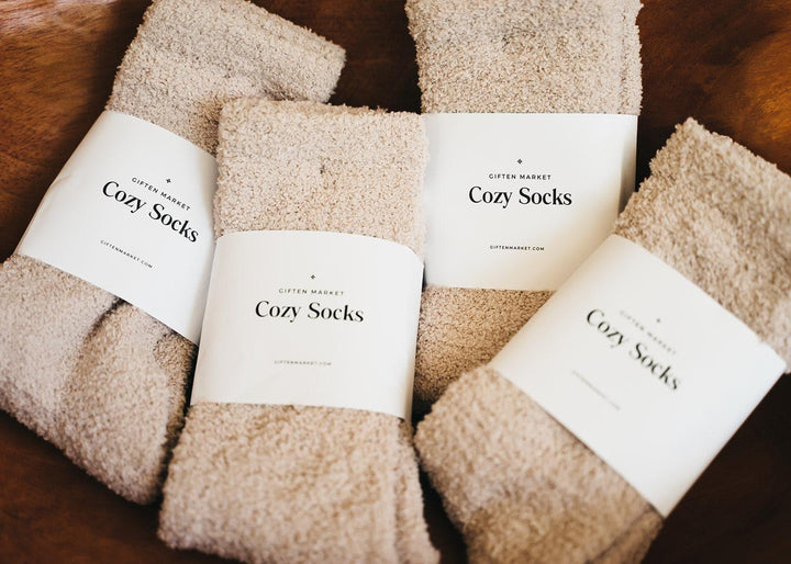 Cozy Cloud Socks - Ivory - Giften Market