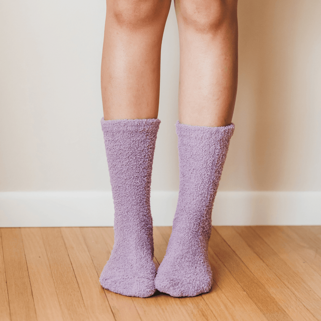 Cozy Cloud Socks - Orchid Purple - Giften Market