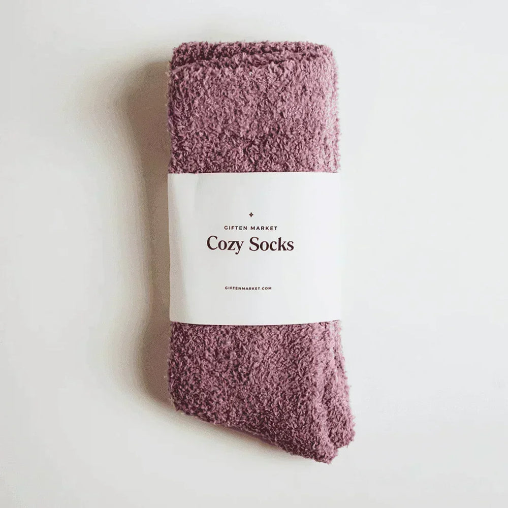 Cozy Cloud Socks - Orchid Purple - Giften Market