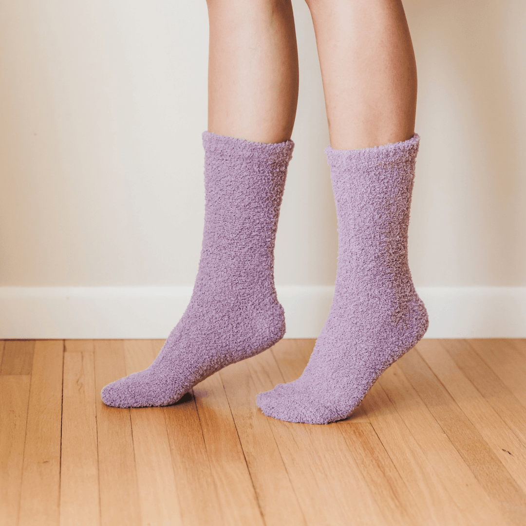 Cozy Cloud Socks - Orchid Purple - Giften Market
