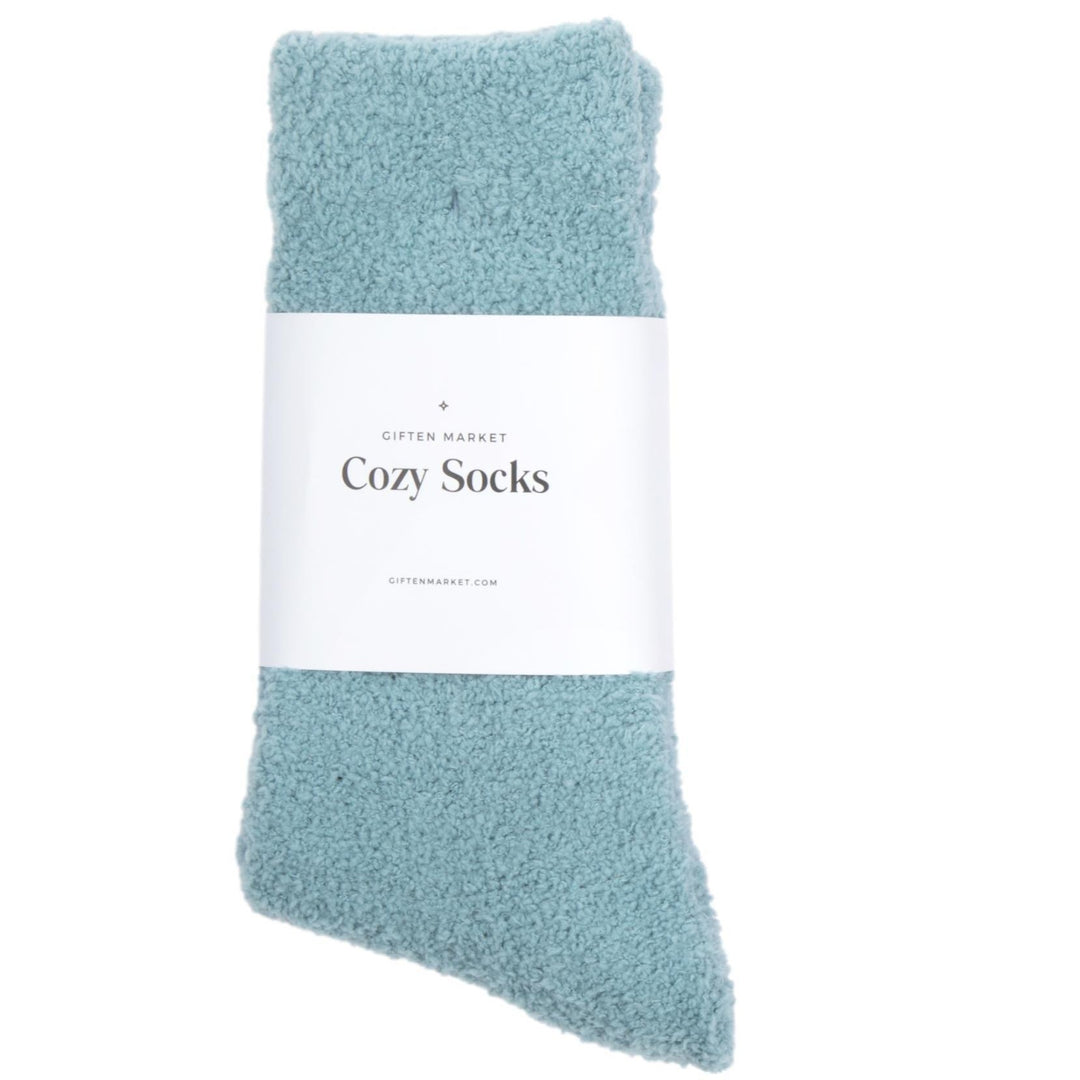 Cozy Cloud Socks - Stone Blue - Giften Market