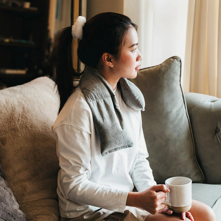 Cozy Fleece Neck Wrap - Gray - Giften Market