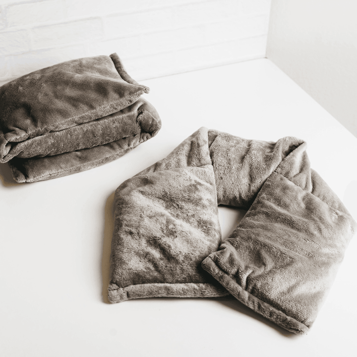 Cozy Fleece Neck Wrap - Gray - Giften Market