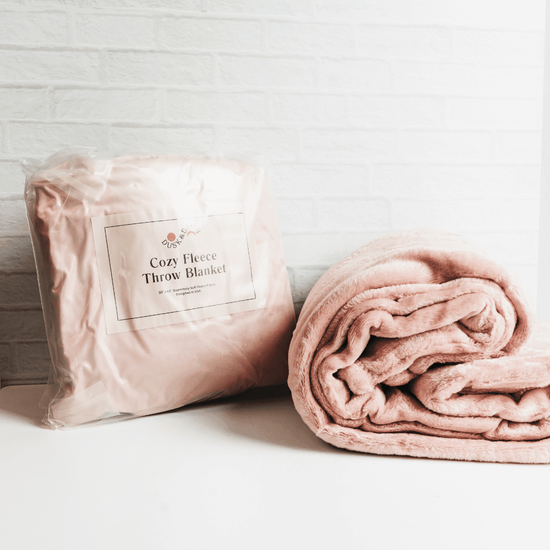 Dusk & Dawn Fleece Throw Blanket