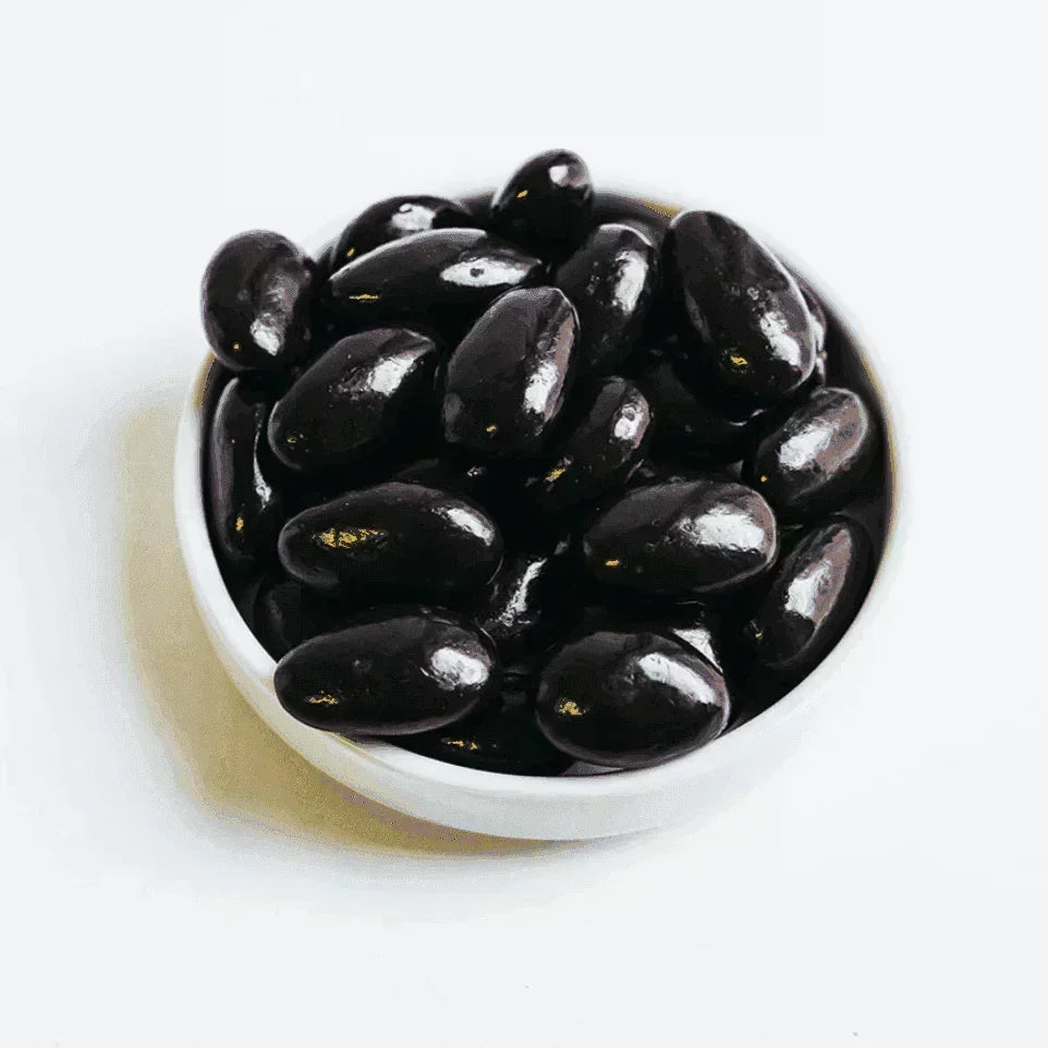 Dark Chocolate Covered Almonds - 6oz Glass Jar - Giften Market