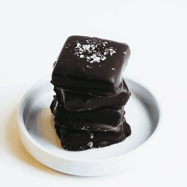 Dark Chocolate Sea Salt Caramel Bars - 4oz Bag - Giften Market