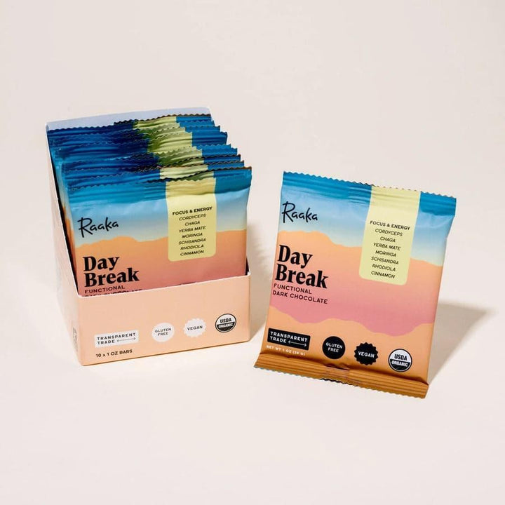 Day Break Functional Dark Chocolate Bar - Giften Market