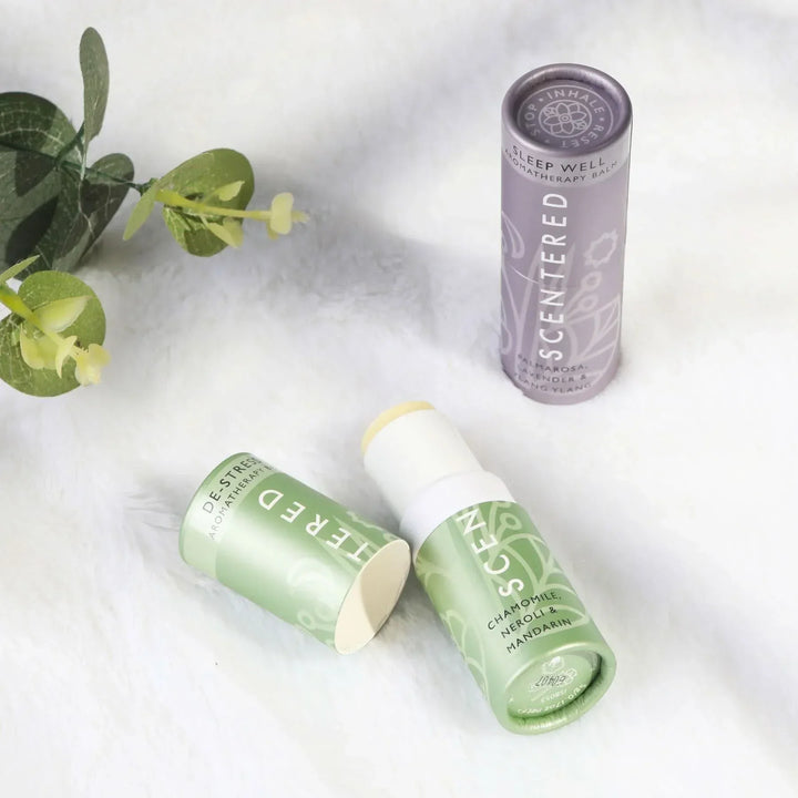 De-stress & Sleep Well Aromatherapy Balm Duo