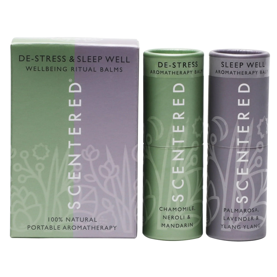 De-stress & Sleep Well Aromatherapy Balm Duo