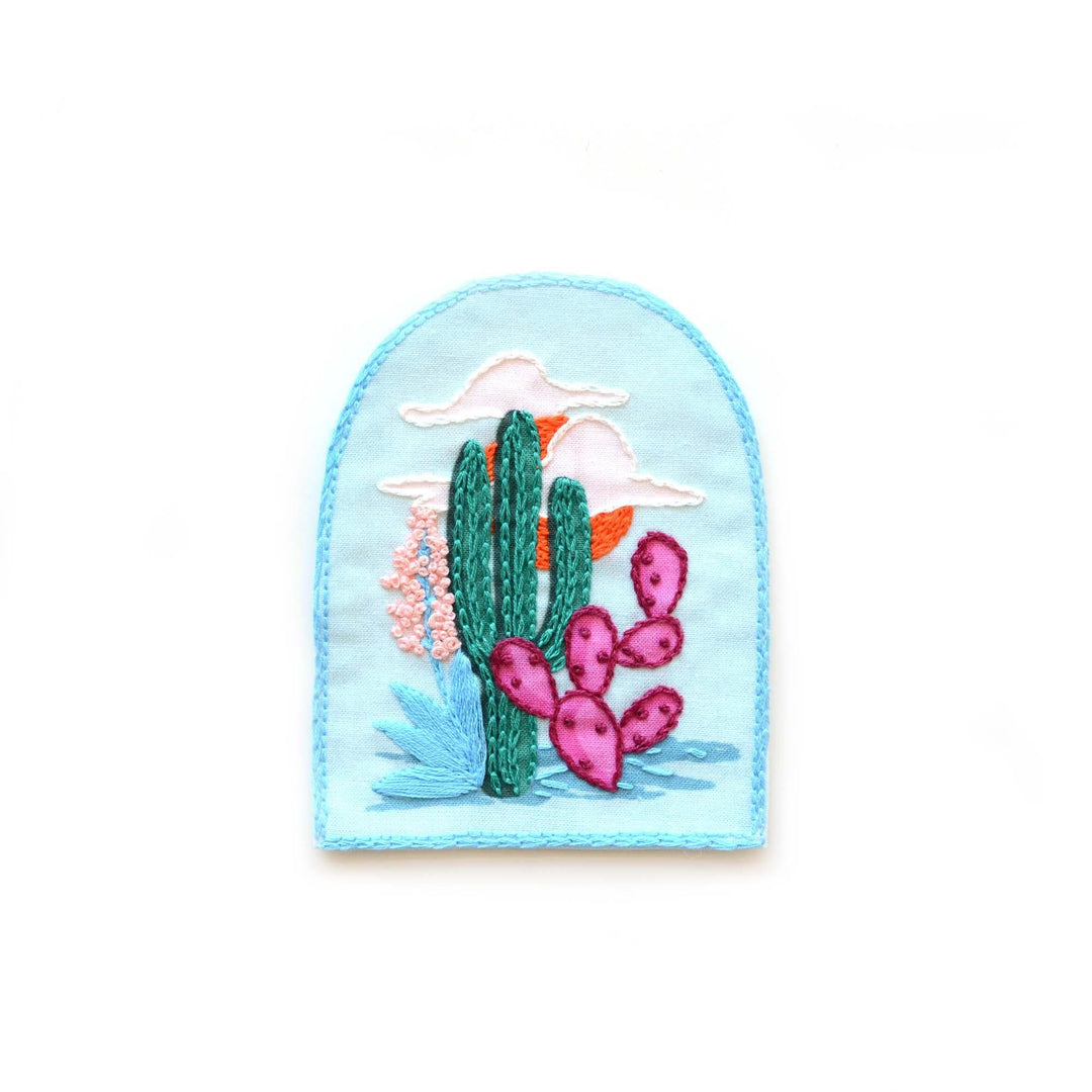 DIY Kit: Cactus Embroidery Patch Kit - Giften Market