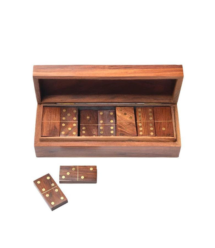 Domino Handmade Wooden Game Set - Giften Market