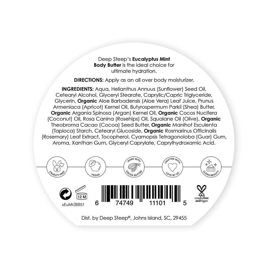 Eucalyptus Mint Body Butter - Travel Size - Giften Market
