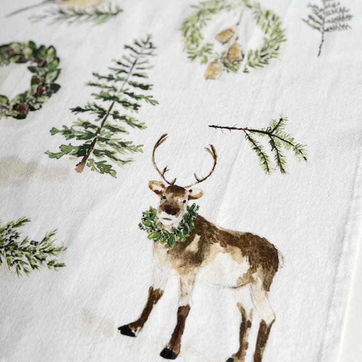 Evergreen Christmas Tea Towel - Giften Market
