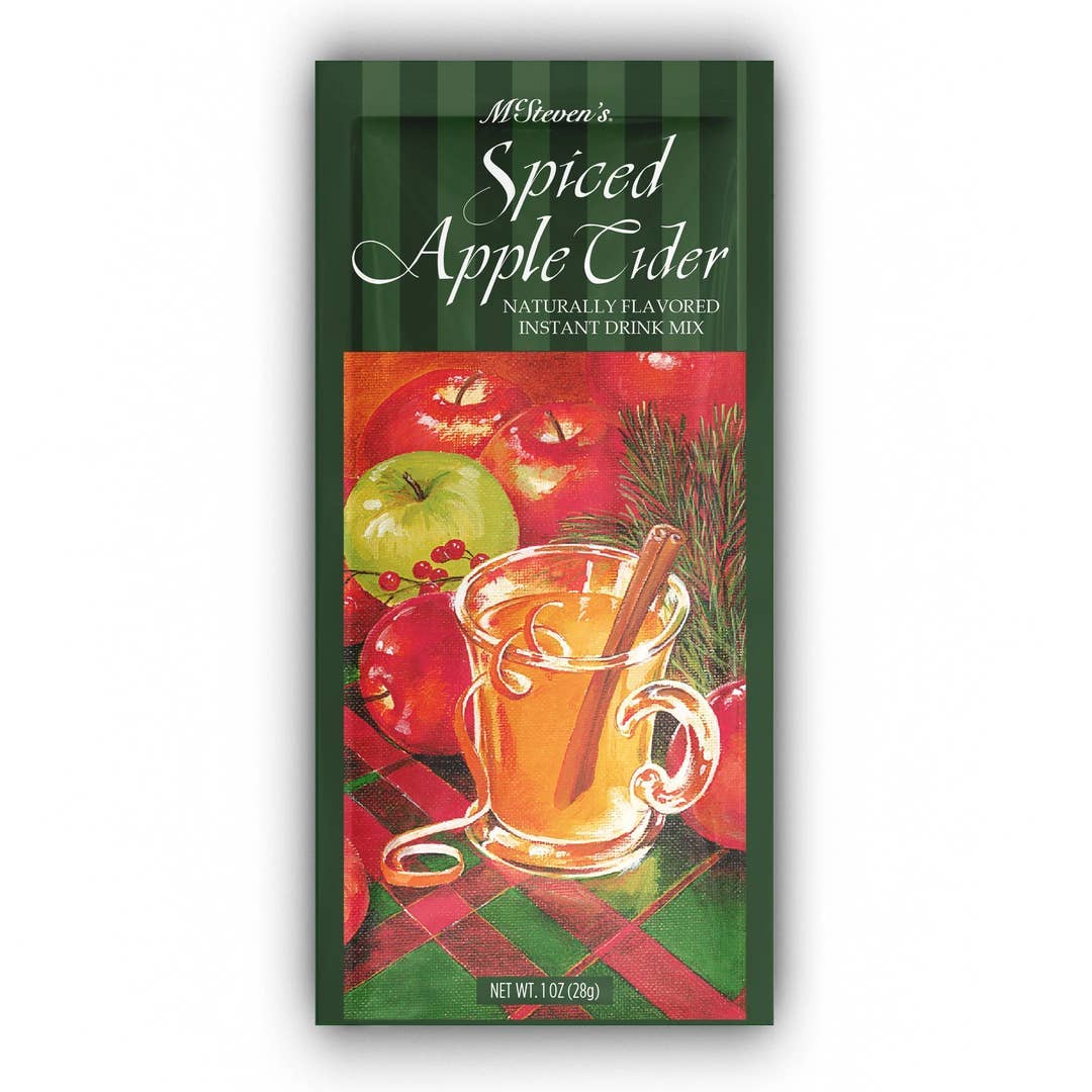 McSteven's Spiced Apple Cider Mix single-serve packet