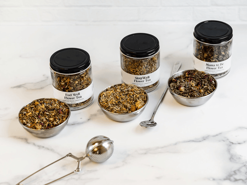 Feel Well Flower Tea - Glass Jar - Giften Market