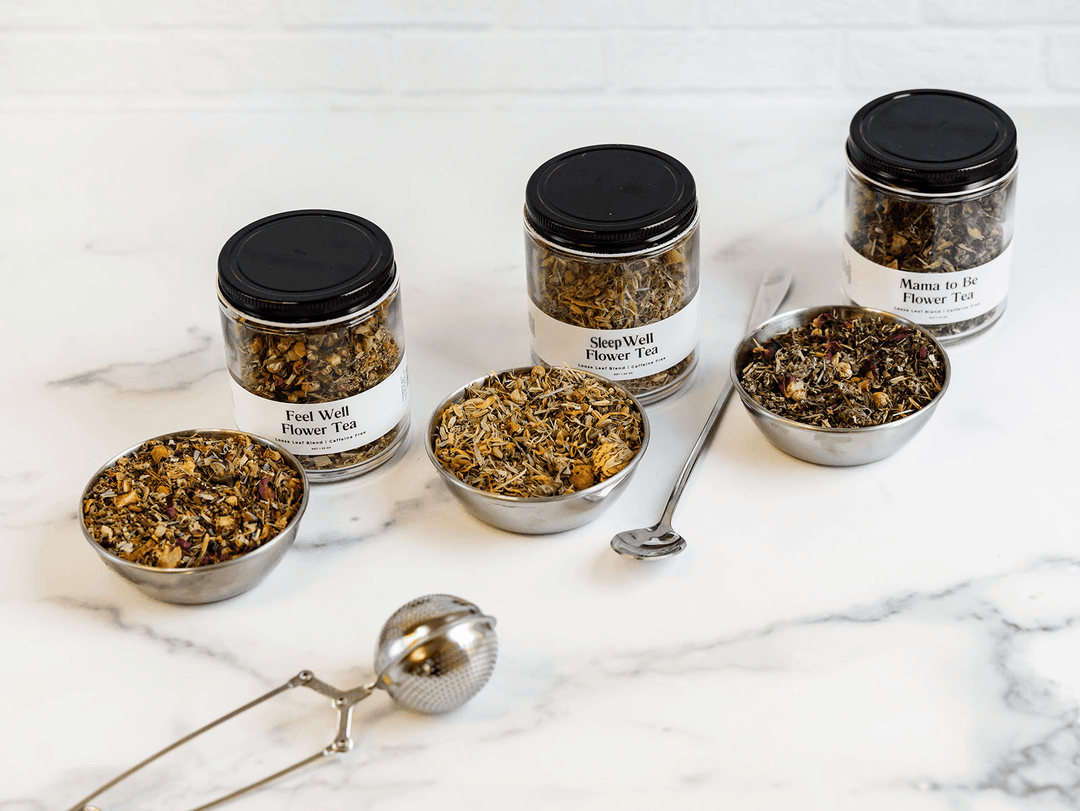 Feel Well Flower Tea - Glass Jar - Giften Market