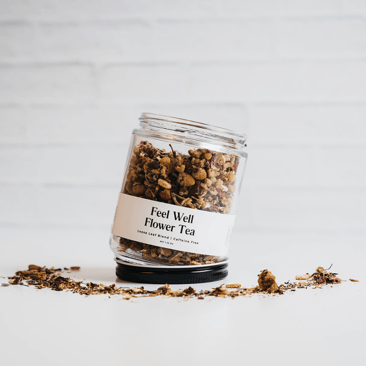Feel Well Flower Tea - Glass Jar - Giften Market