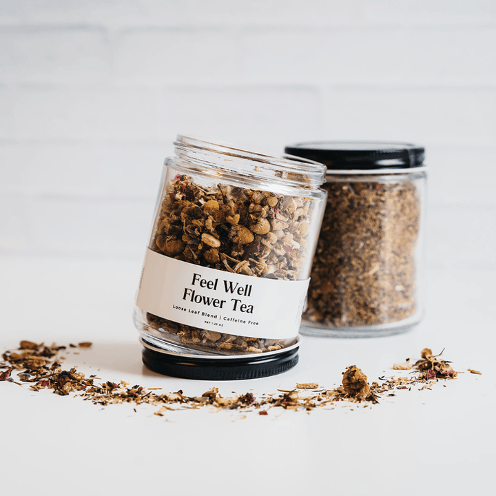 Feel Well Flower Tea - Glass Jar - Giften Market