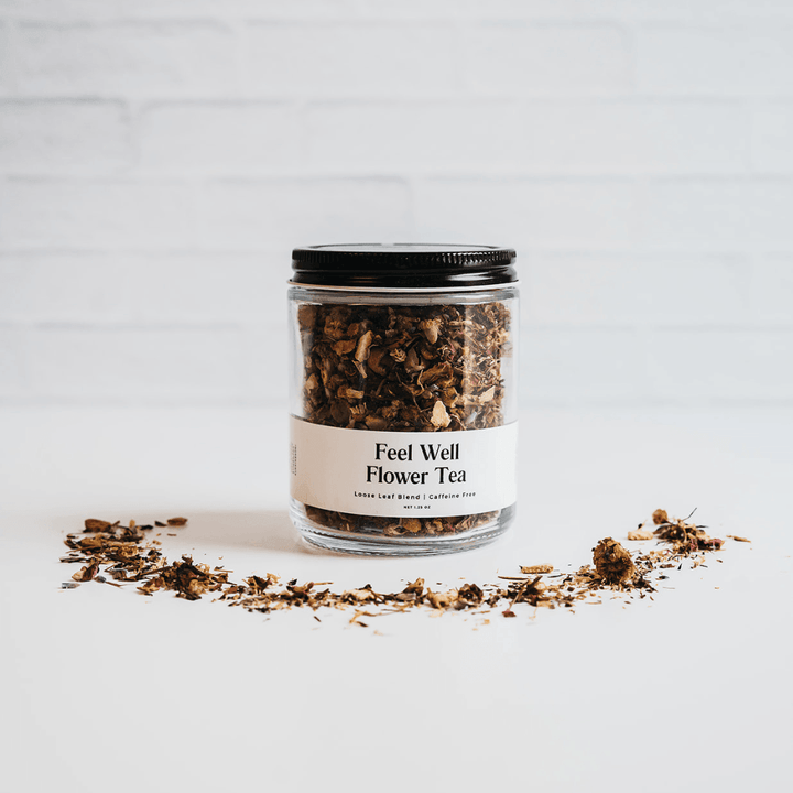 Feel Well Flower Tea - Glass Jar - Giften Market