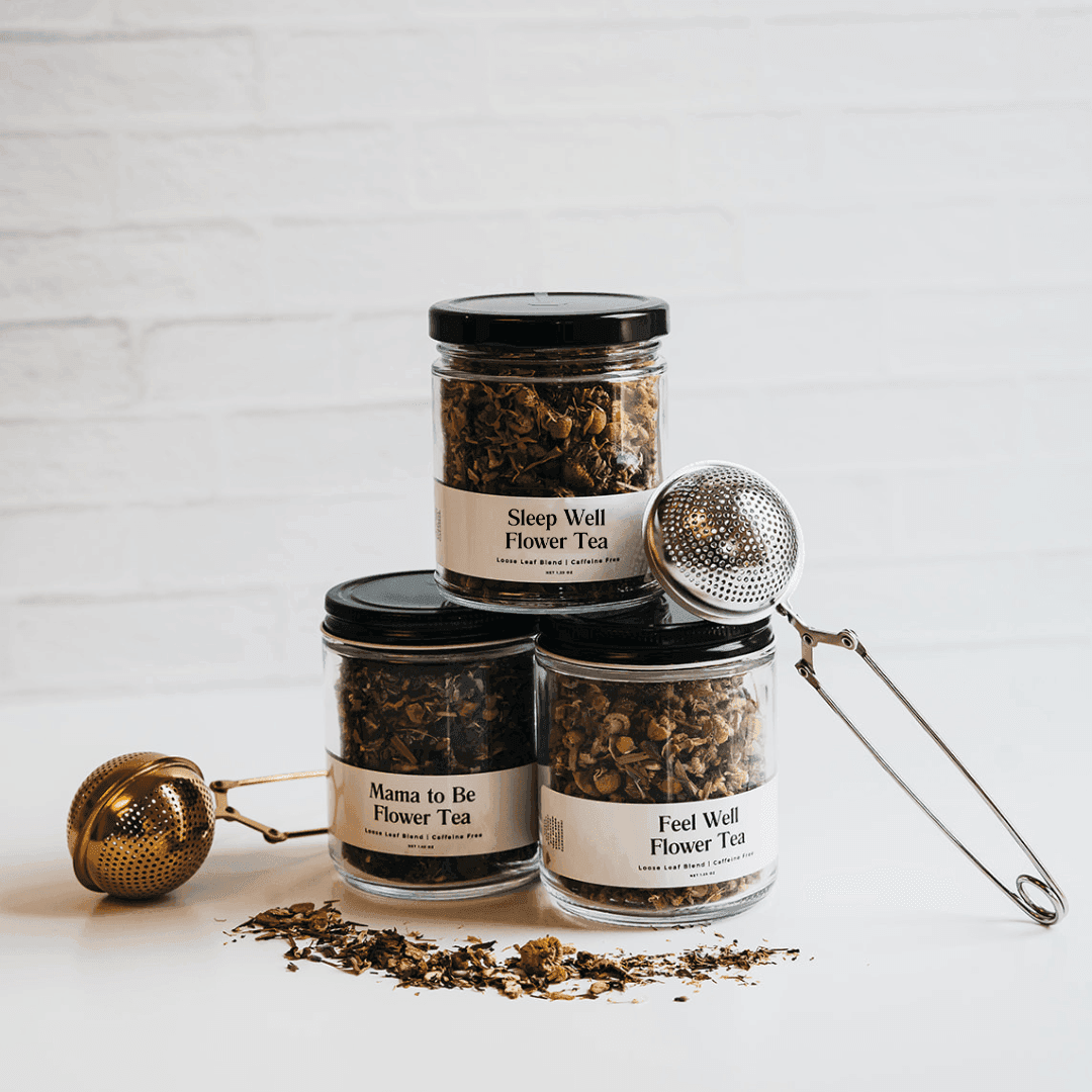 Feel Well Flower Tea - Glass Jar - Giften Market