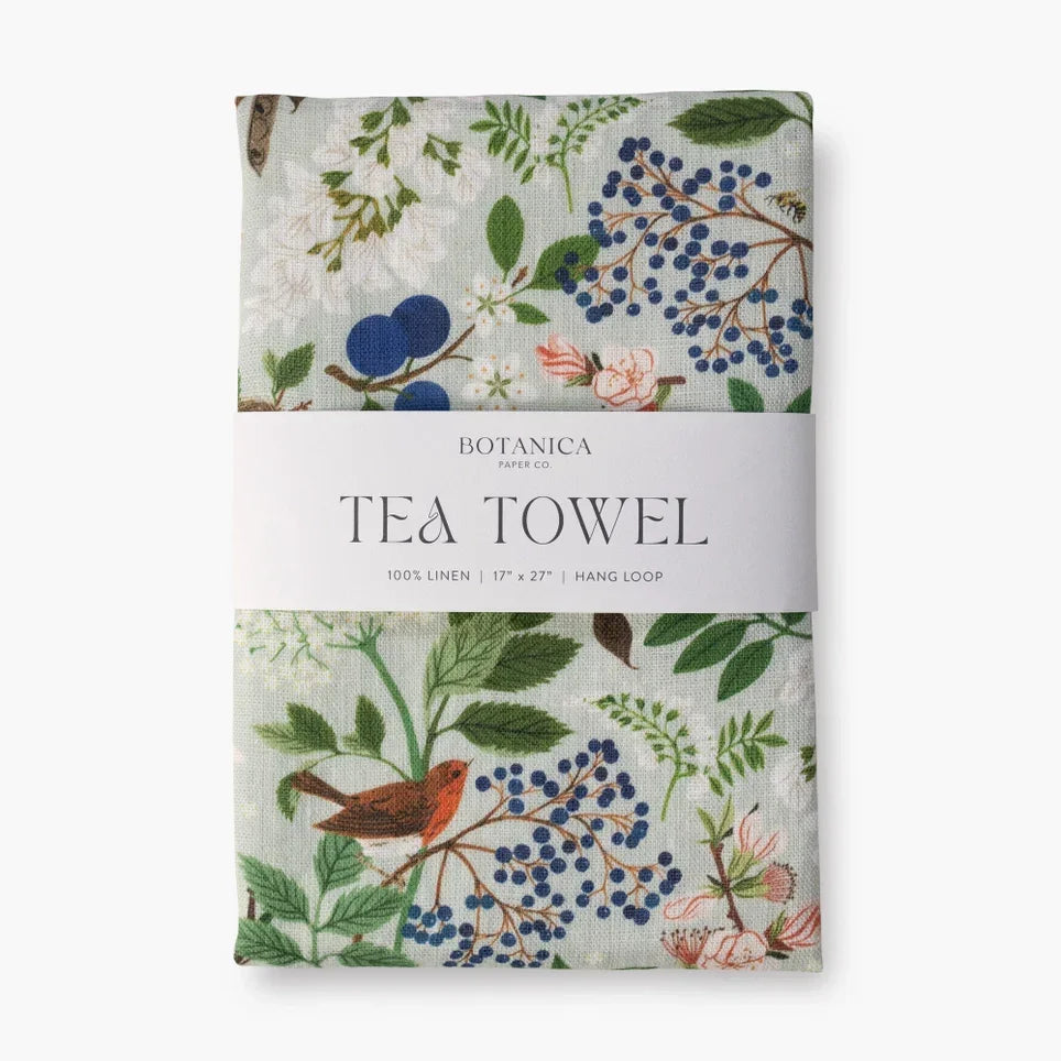 Flowering Trees - 100% Linen Tea Towel - Giften Market