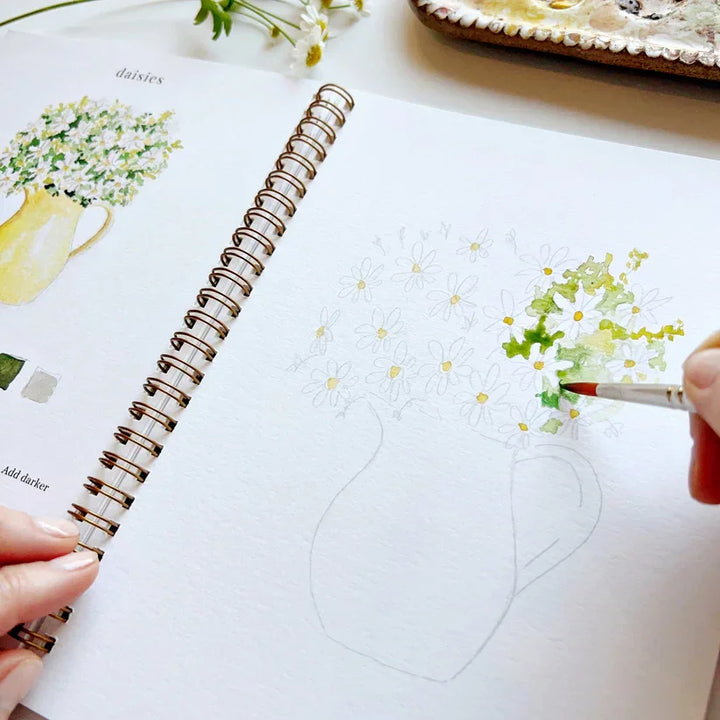 Flowers Watercolor Workbook - Giften Market