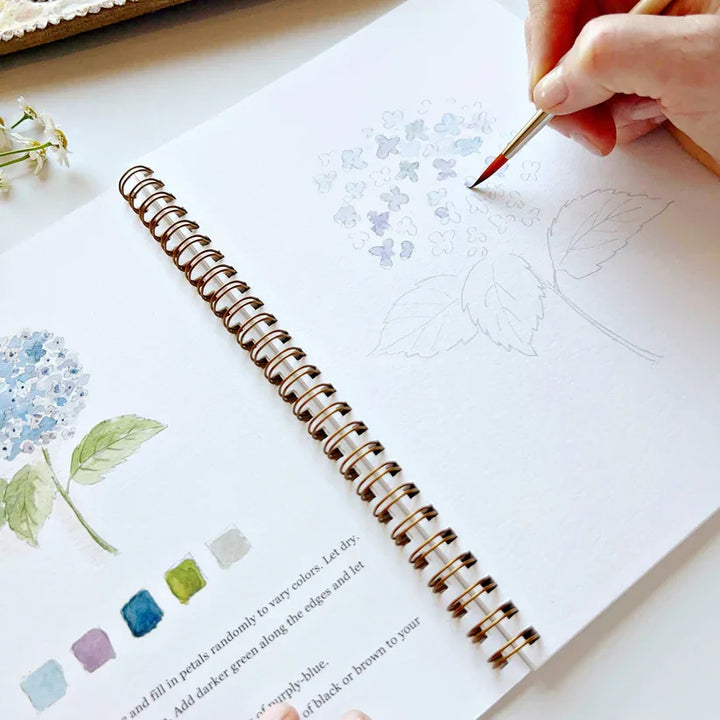 Flowers Watercolor Workbook - Giften Market