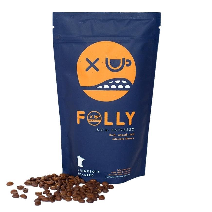 Folly Coffee Sob Espresso - 12oz Whole Bean - Giften Market