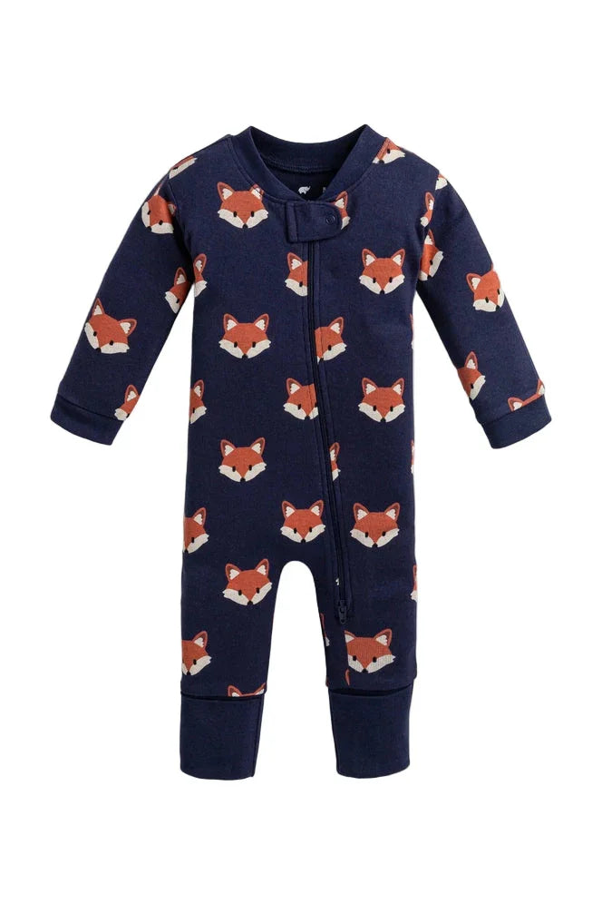 Fox Friends Organic Cotton Baby Pajamas