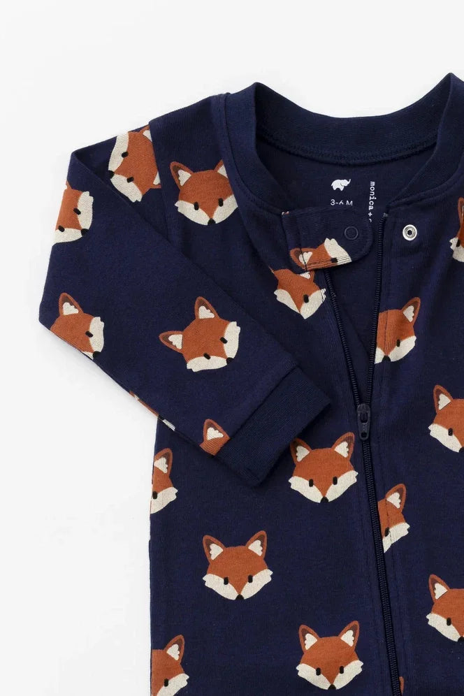 Fox Friends Organic Cotton Baby Pajamas