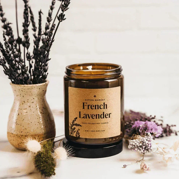 French Lavender Soy Candle - Giften Market