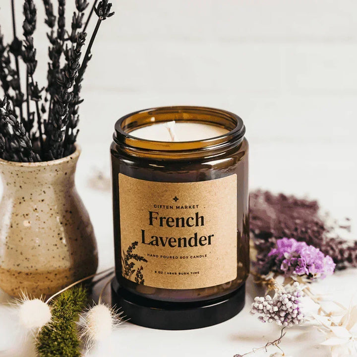 French Lavender Soy Candle - Giften Market