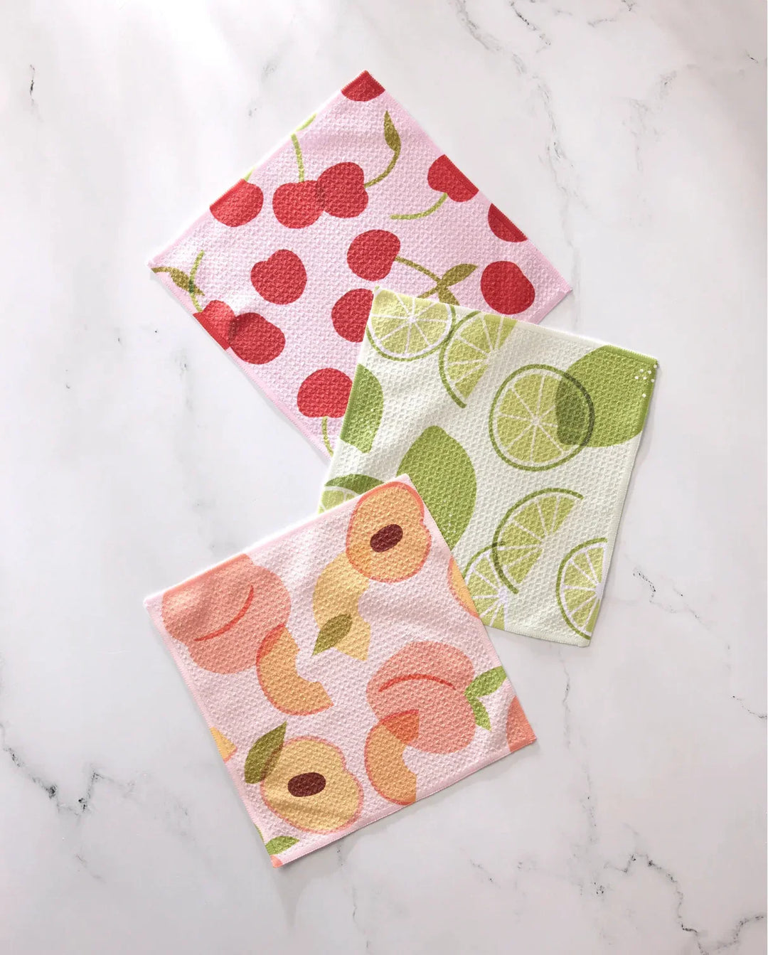 Fun Fruit Dishcloth Set