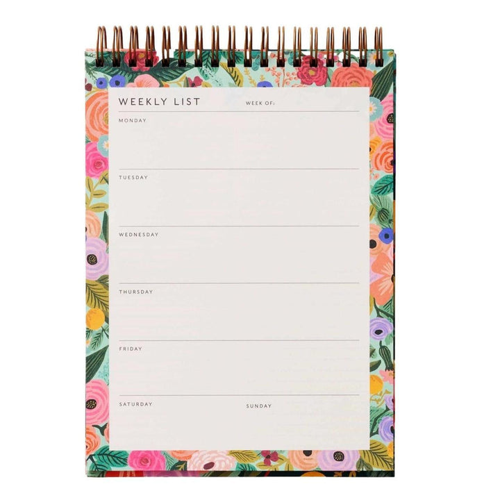 Garden Party Desktop Weekly Planner - Giften Market