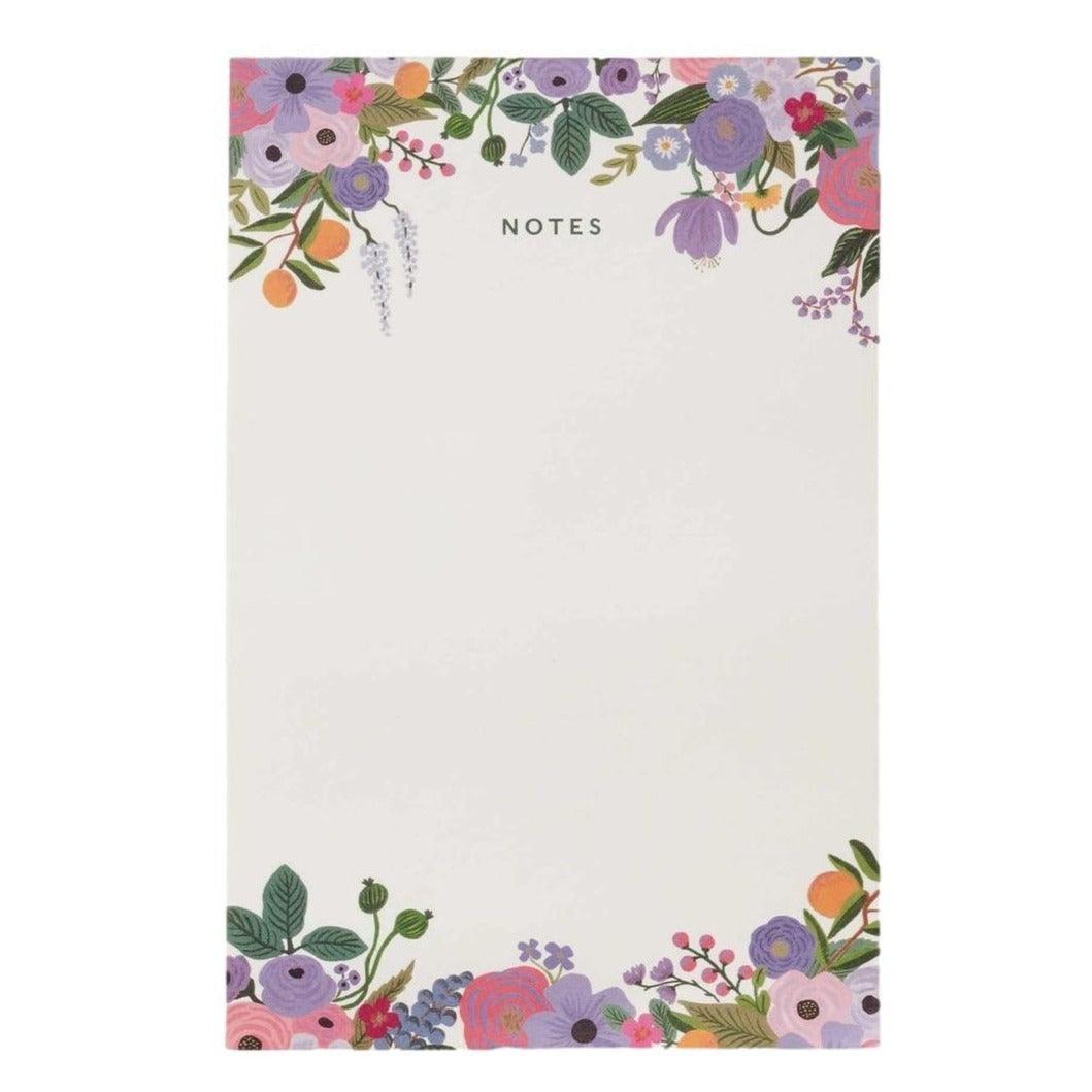 Garden Party Violet Notepad - Giften Market