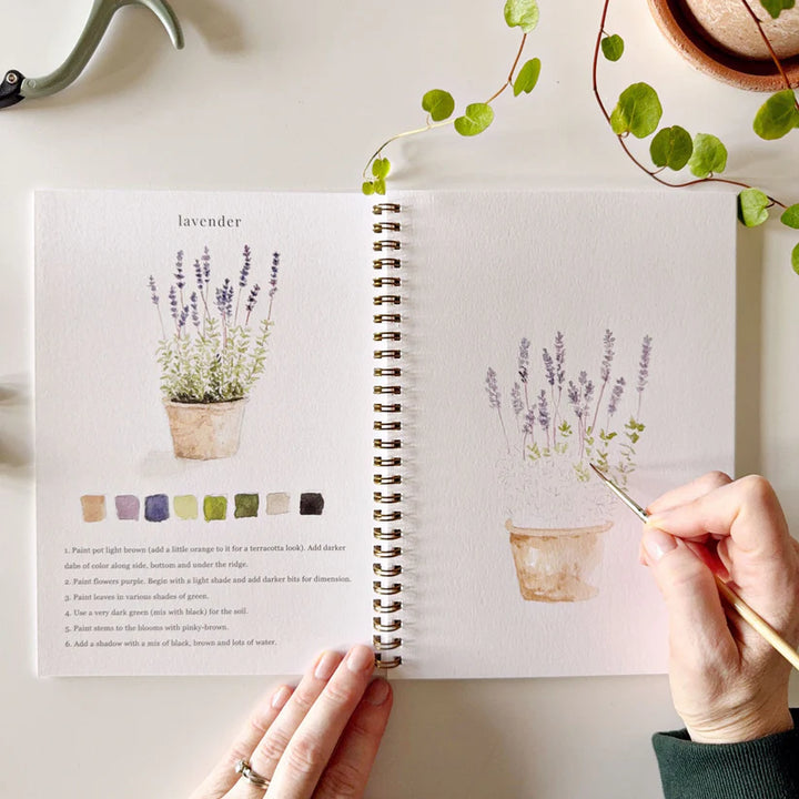 Garden Watercolor Workbook - Giften Market