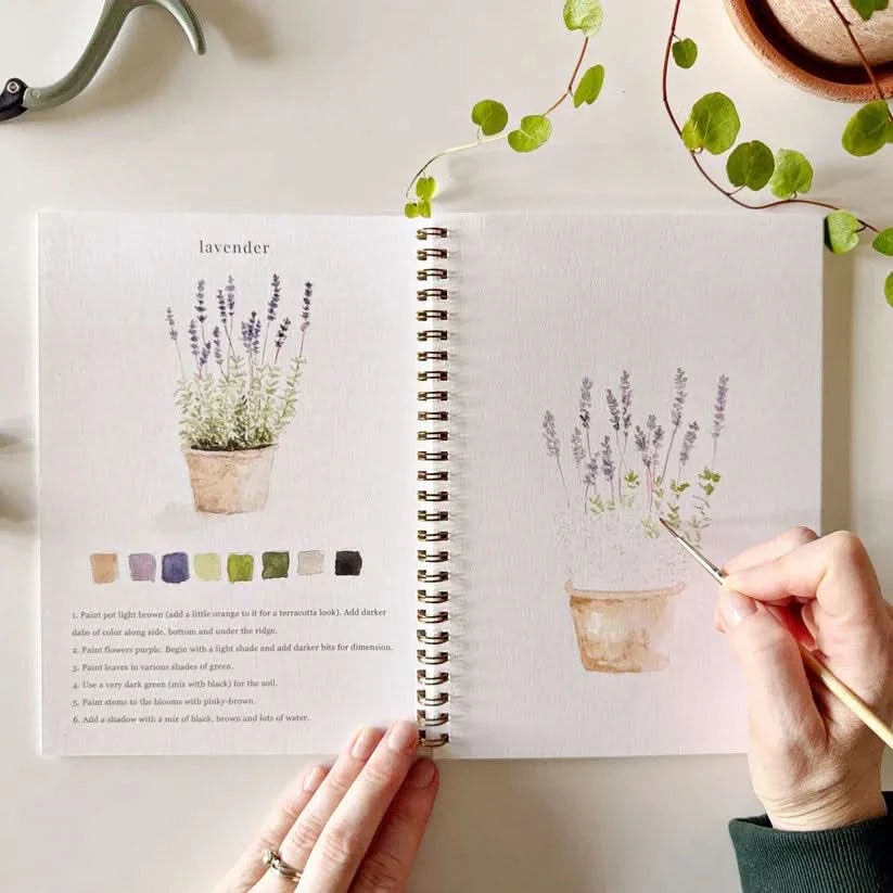 Garden Watercolor Workbook - Giften Market