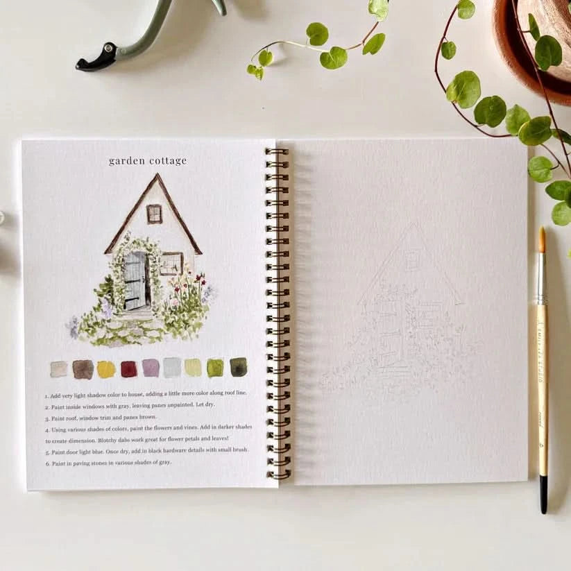 Garden Watercolor Workbook - Giften Market