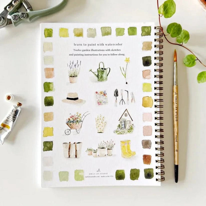 Garden Watercolor Workbook - Giften Market