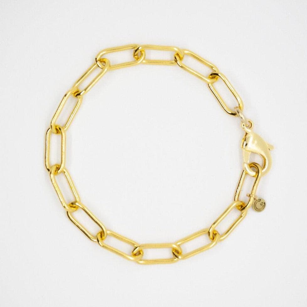 Gold Paperclip Chain Bracelet - Giften Market