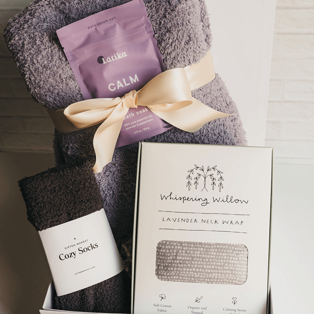 Grace & Gratitude Gift Box - Lavender - Giften Market