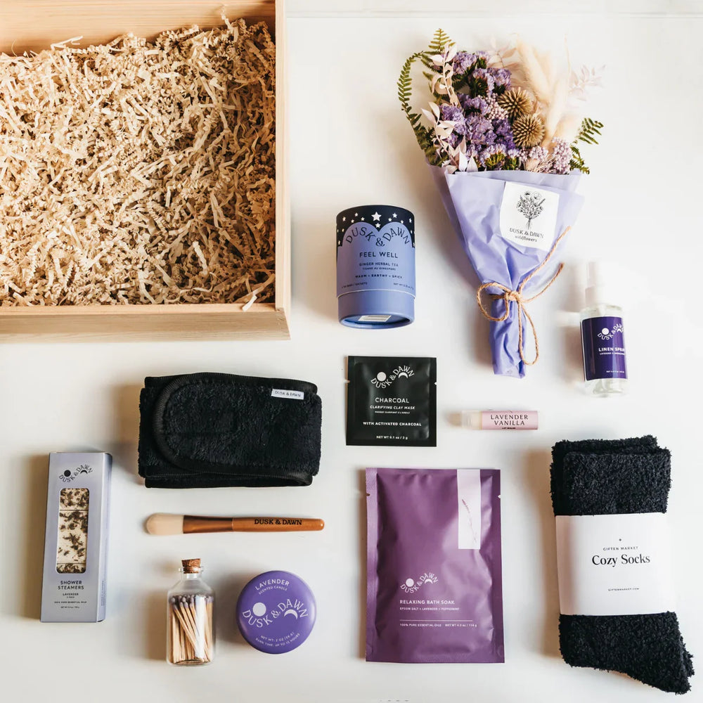 Grace & Gratitude Gift Crate - Lavender - Giften Market
