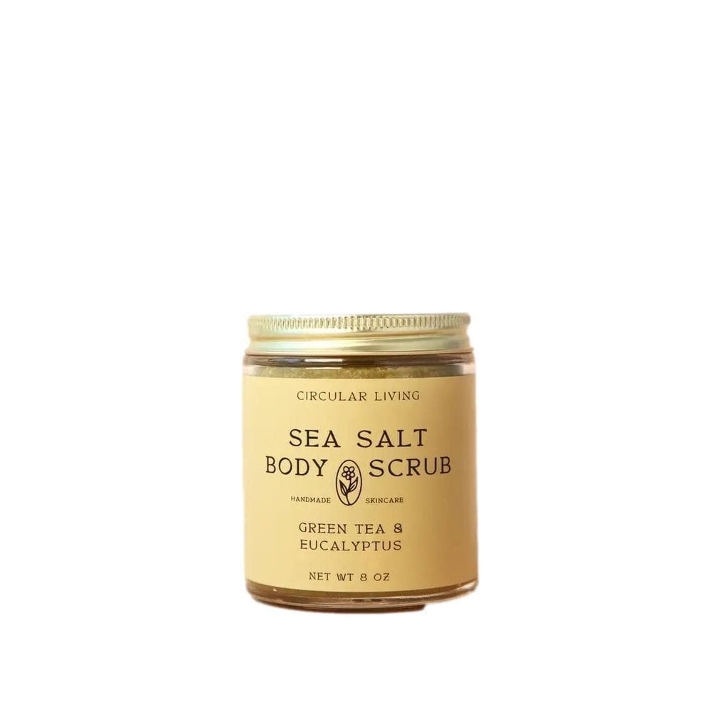 Green Tea & Eucalyptus Sea Salt Body Scrub - Giften Market