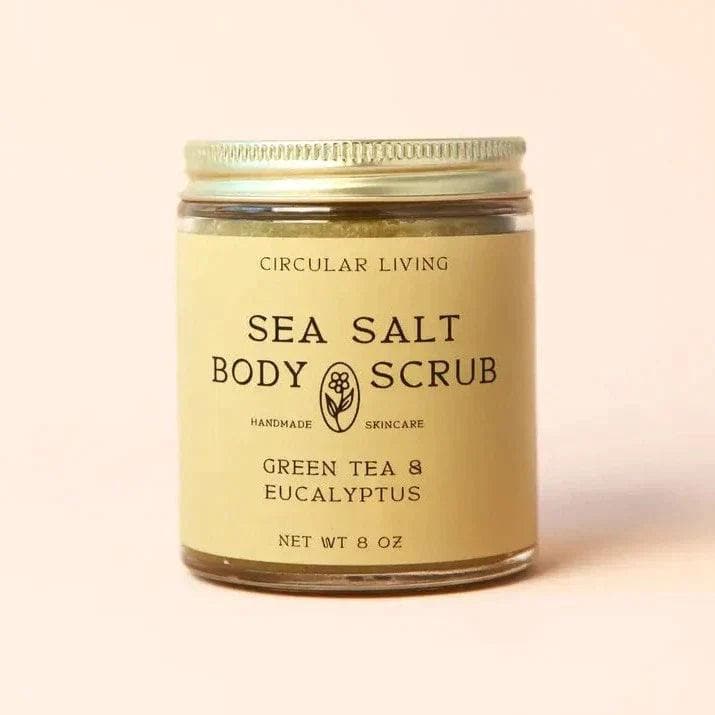 Green Tea & Eucalyptus Sea Salt Body Scrub - Giften Market