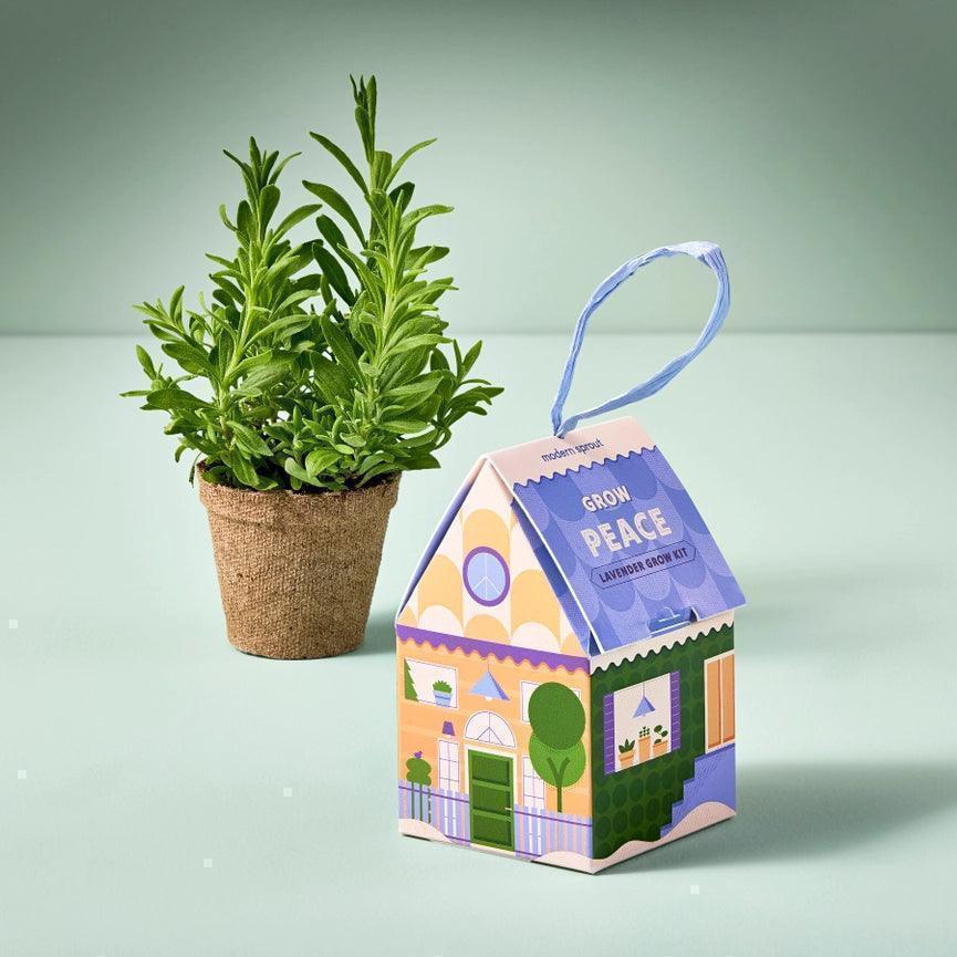 Grow Peace - Lavender Home Grown Ornament - Giften Market