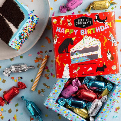 Happy Birthday Box - Assorted Chocolate Truffles - Giften Market