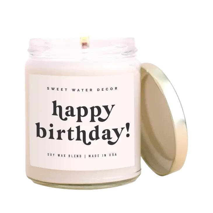 Happy Birthday Soy Candle | Vanilla Buttercream - Giften Market