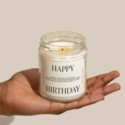 Happy Birthday Soy Candle | White Label - Giften Market