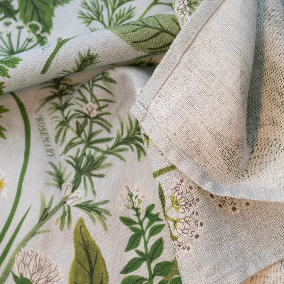 Herb Garden - 100% Linen Tea Towel - Giften Market
